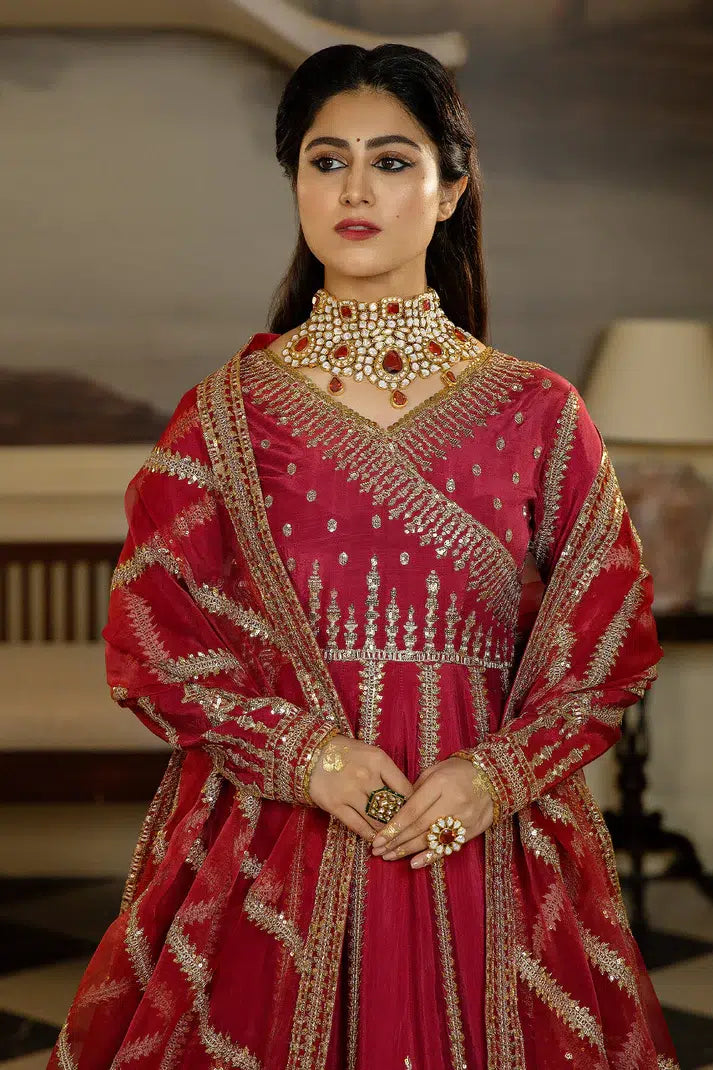 Imrozia Premium | Jahaan Ara Wedding Formals 23 | SRS-06 Surkh Roo - by - Libasekhas UK - Registered Vendor of : Imrozia Premium - 100% Original Designer Dresss