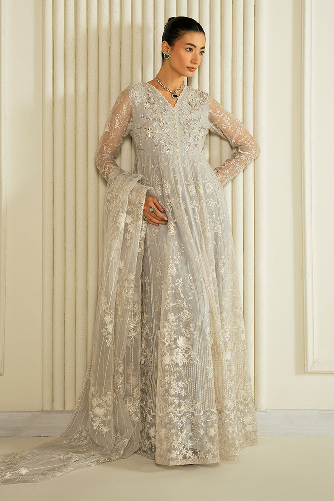 Cross Stitch | Wedding Collection 25 | WHISPERING BLUE - by - Libasekhas UK - Registered Vendor of : Cross Stitch - 100% Original Designer Dresss