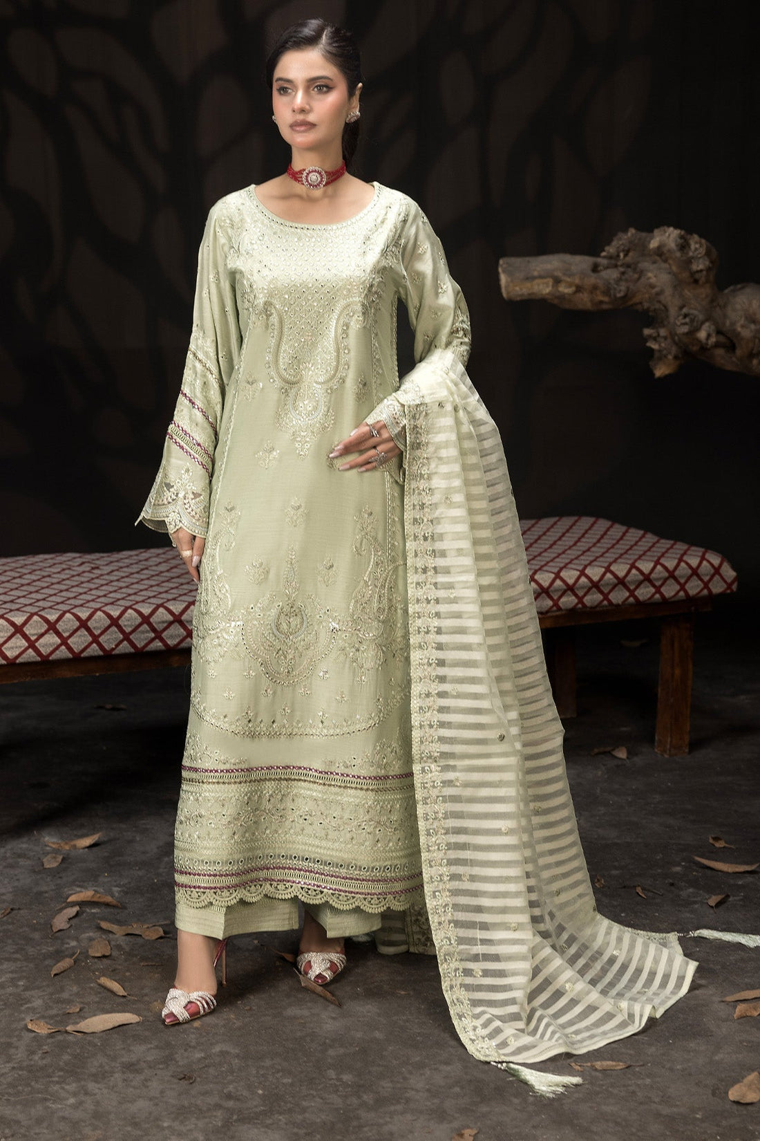 Imrozia Premium | Gulzar e Dil | I.P-103 Hina - by - Libasekhas UK - Registered Vendor of : Imrozia Premium - 100% Original Designer Dresss