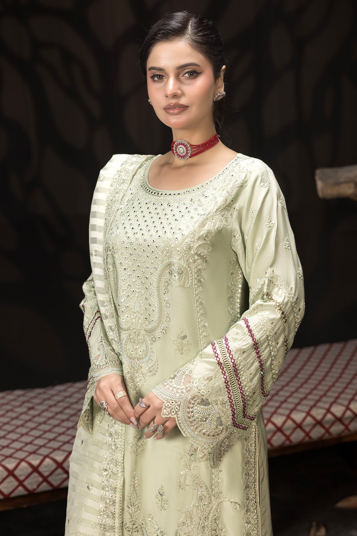 Imrozia Premium | Gulzar e Dil | I.P-103 Hina - by - Libasekhas UK - Registered Vendor of : Imrozia Premium - 100% Original Designer Dresss
