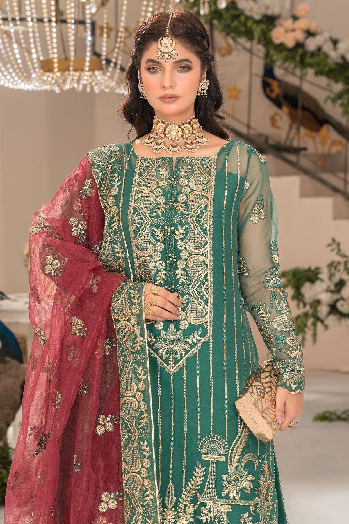 Imrozia Premium | Dilkash Formals | IP-107 Aaradhya - by - Libasekhas UK - Registered Vendor of : Imrozia Premium - 100% Original Designer Dresss