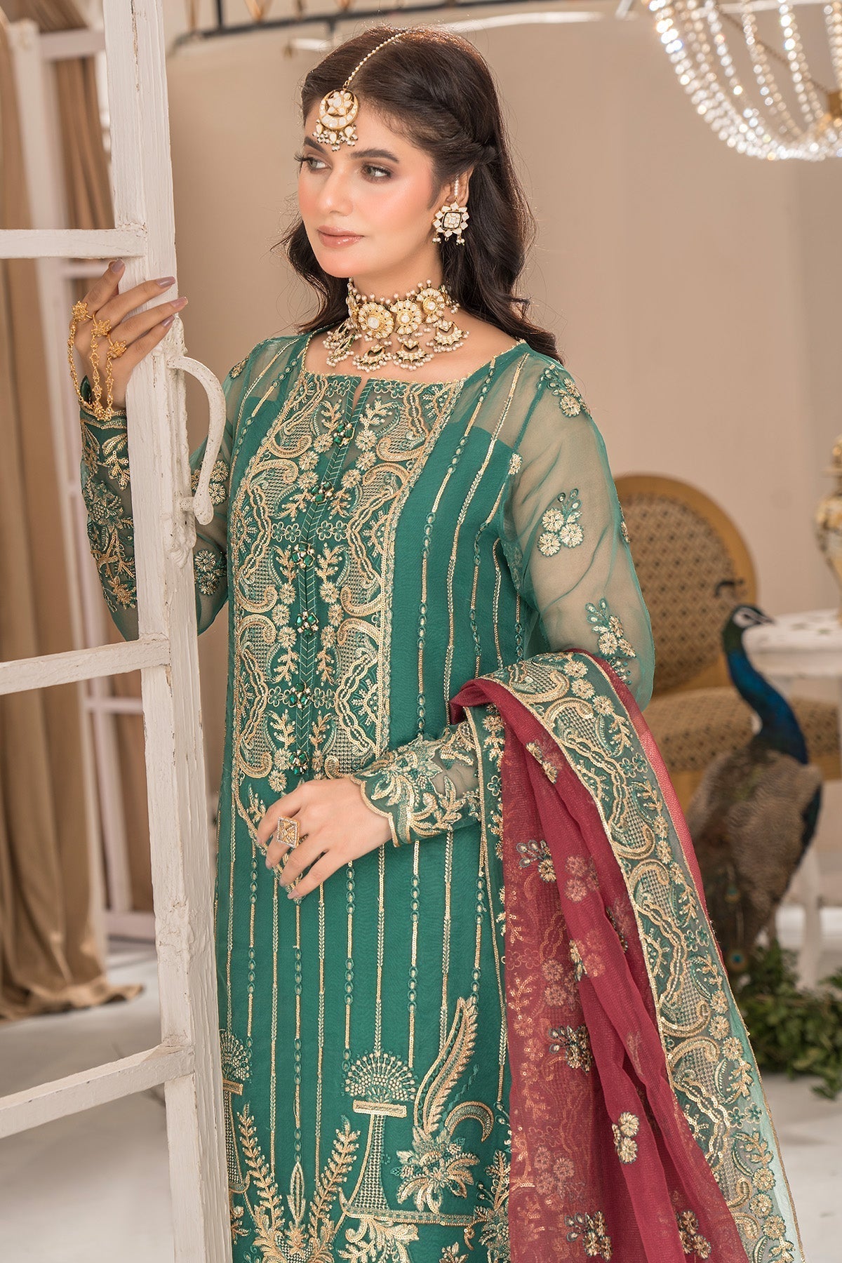 Imrozia Premium | Dilkash Formals | IP-107 Aaradhya - by - Libasekhas UK - Registered Vendor of : Imrozia Premium - 100% Original Designer Dresss
