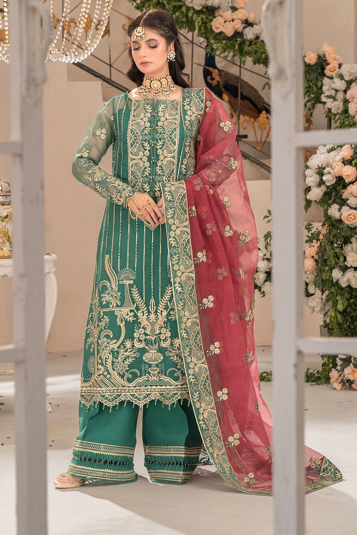 Imrozia Premium | Dilkash Formals | IP-107 Aaradhya - by - Libasekhas UK - Registered Vendor of : Imrozia Premium - 100% Original Designer Dresss
