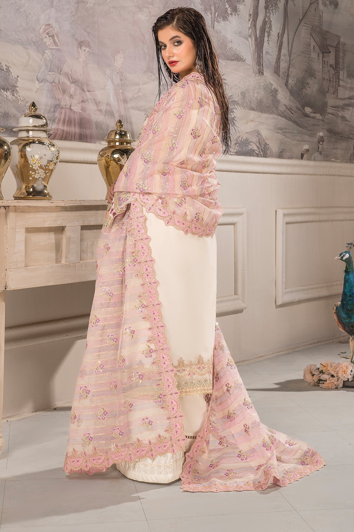 Imrozia Premium | Dilkash Formals | IP-108 Saanjh - by - Libasekhas UK - Registered Vendor of : Imrozia Premium - 100% Original Designer Dresss