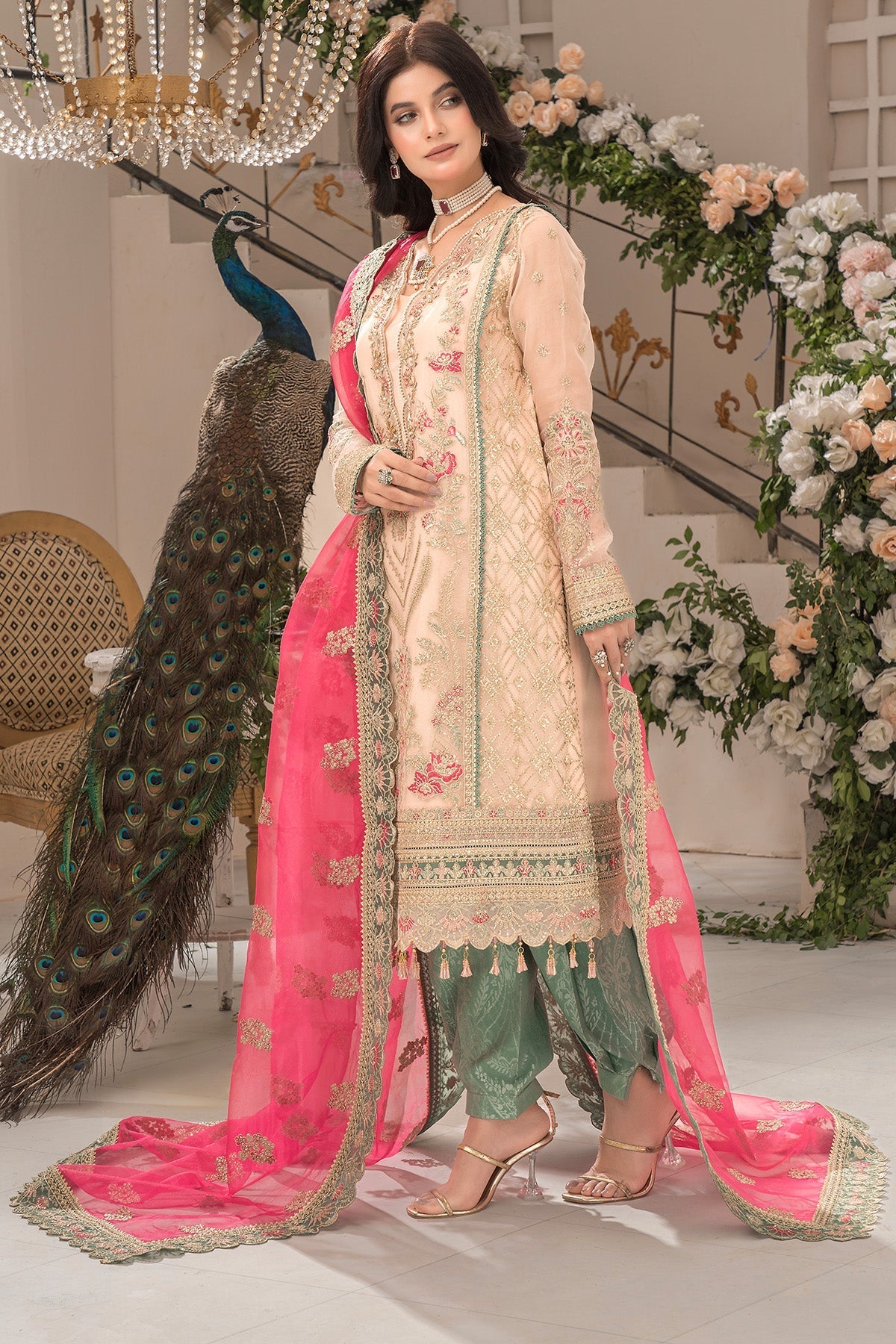Imrozia Premium | Dilkash Formals | IP-109 Saanvi - by - Libasekhas UK - Registered Vendor of : Imrozia Premium - 100% Original Designer Dresss