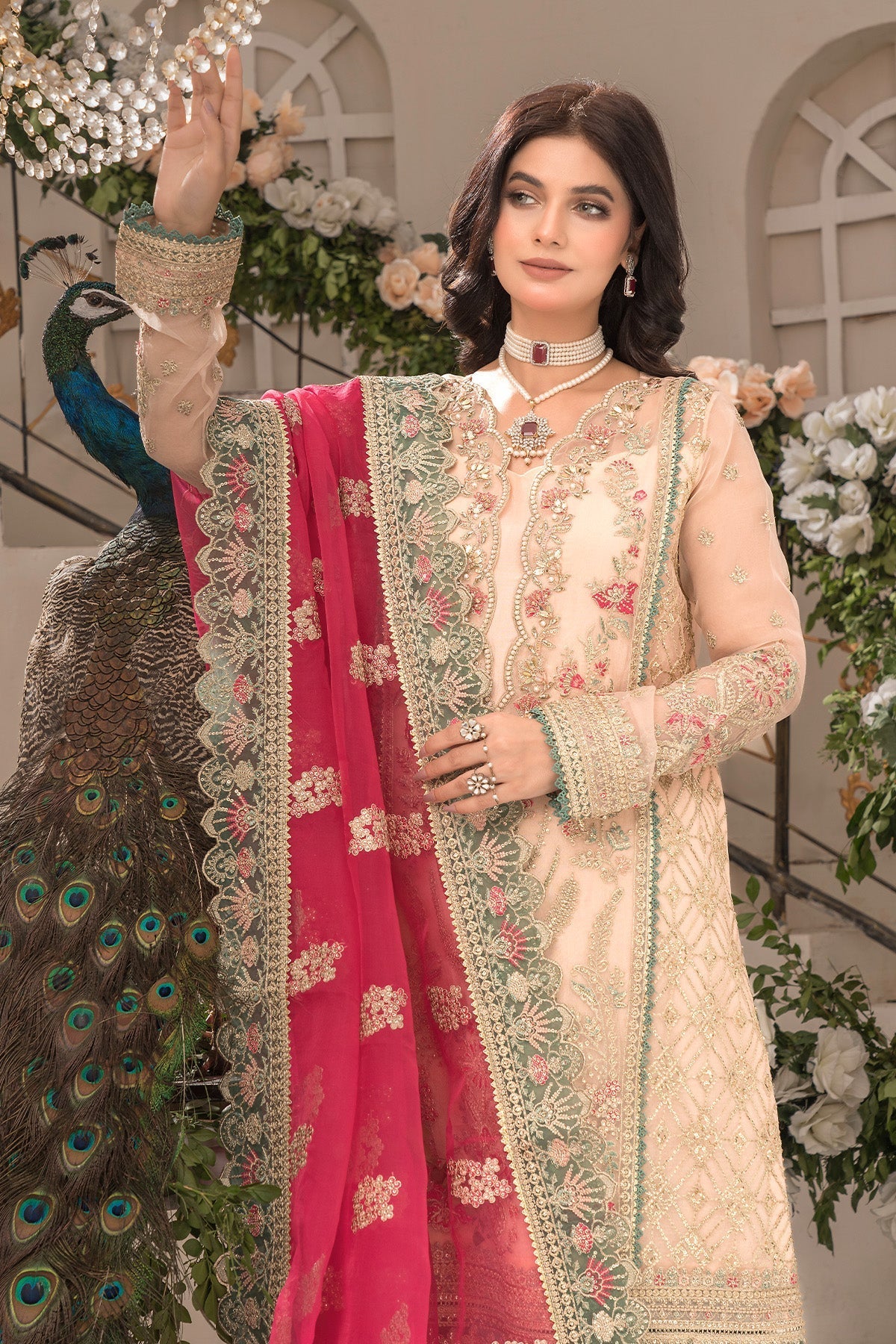 Imrozia Premium | Dilkash Formals | IP-109 Saanvi - by - Libasekhas UK - Registered Vendor of : Imrozia Premium - 100% Original Designer Dresss