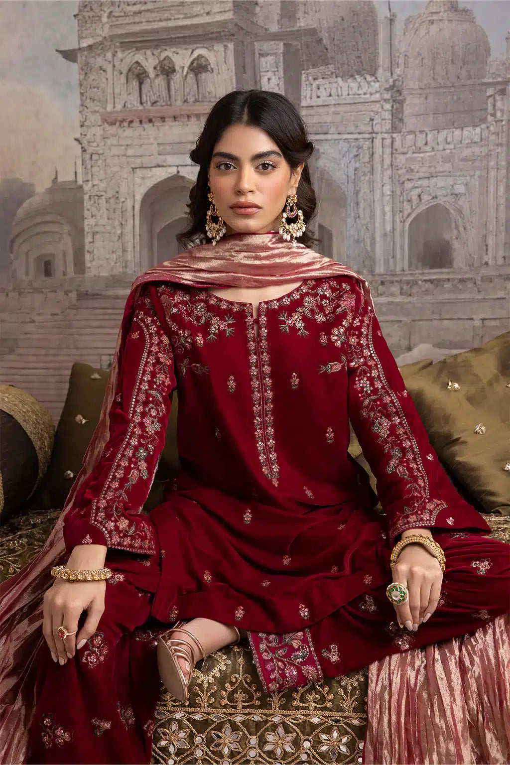 Iznik | Festive Velvet 23 | IV-27 HARF - by - Libasekhas UK - Registered Vendor of : Iznik - 100% Original Designer Dresss