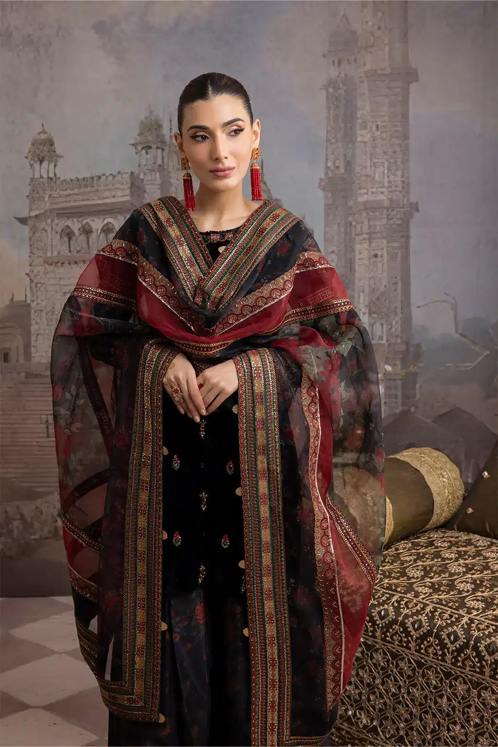 Iznik | Festive Velvet 23 | IV-20 AYYAR - by - Libasekhas UK - Registered Vendor of : Iznik - 100% Original Designer Dresss
