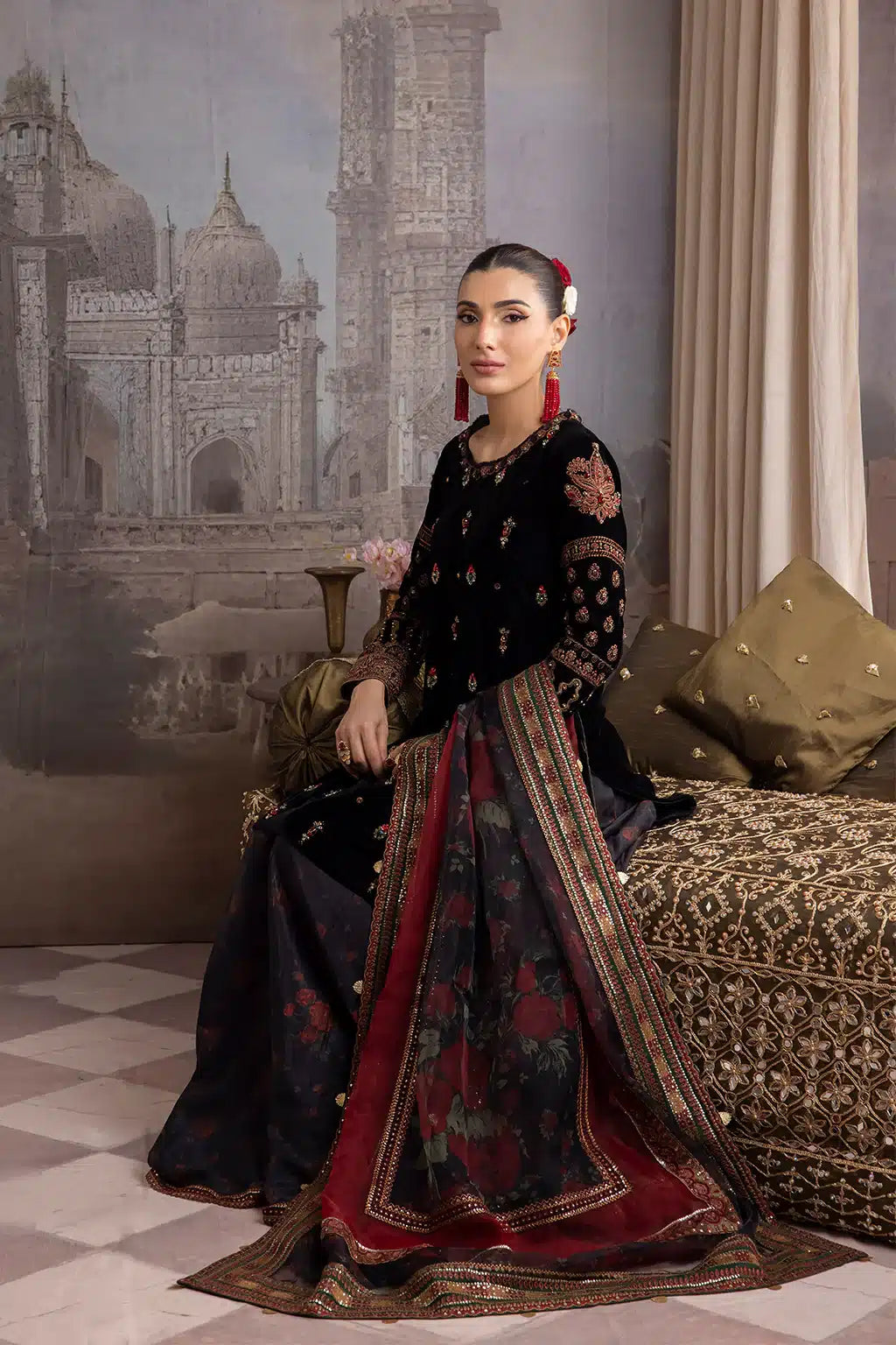 Iznik | Festive Velvet 23 | IV-20 AYYAR - by - Libasekhas UK - Registered Vendor of : Iznik - 100% Original Designer Dresss