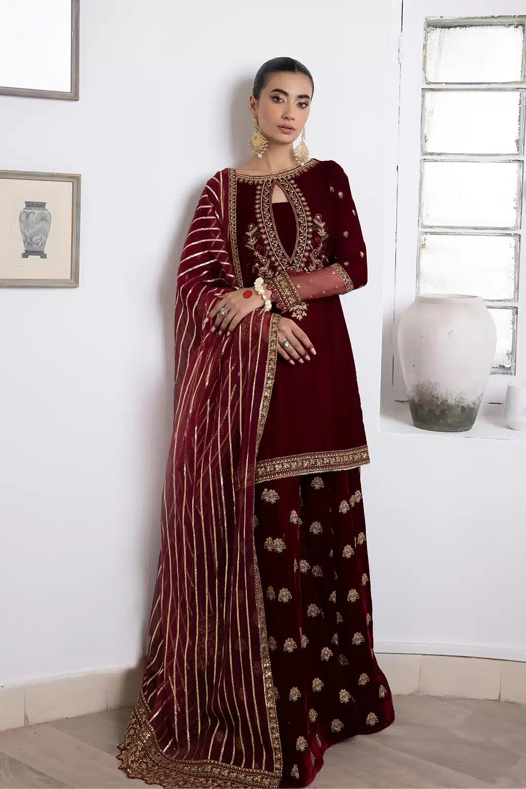 Iznik | Festive Velvet 23 | IV-26 MARASIM - by - Libasekhas UK - Registered Vendor of : Iznik - 100% Original Designer Dresss