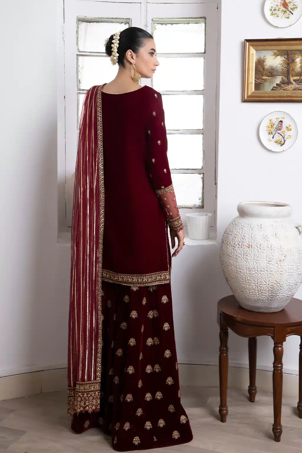 Iznik | Festive Velvet 23 | IV-26 MARASIM - by - Libasekhas UK - Registered Vendor of : Iznik - 100% Original Designer Dresss