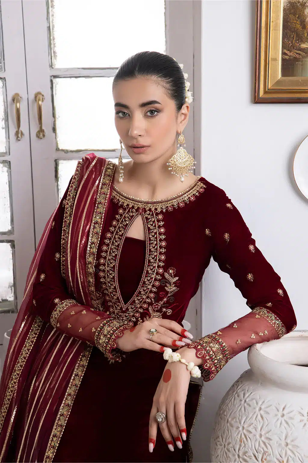 Iznik | Festive Velvet 23 | IV-26 MARASIM - by - Libasekhas UK - Registered Vendor of : Iznik - 100% Original Designer Dresss