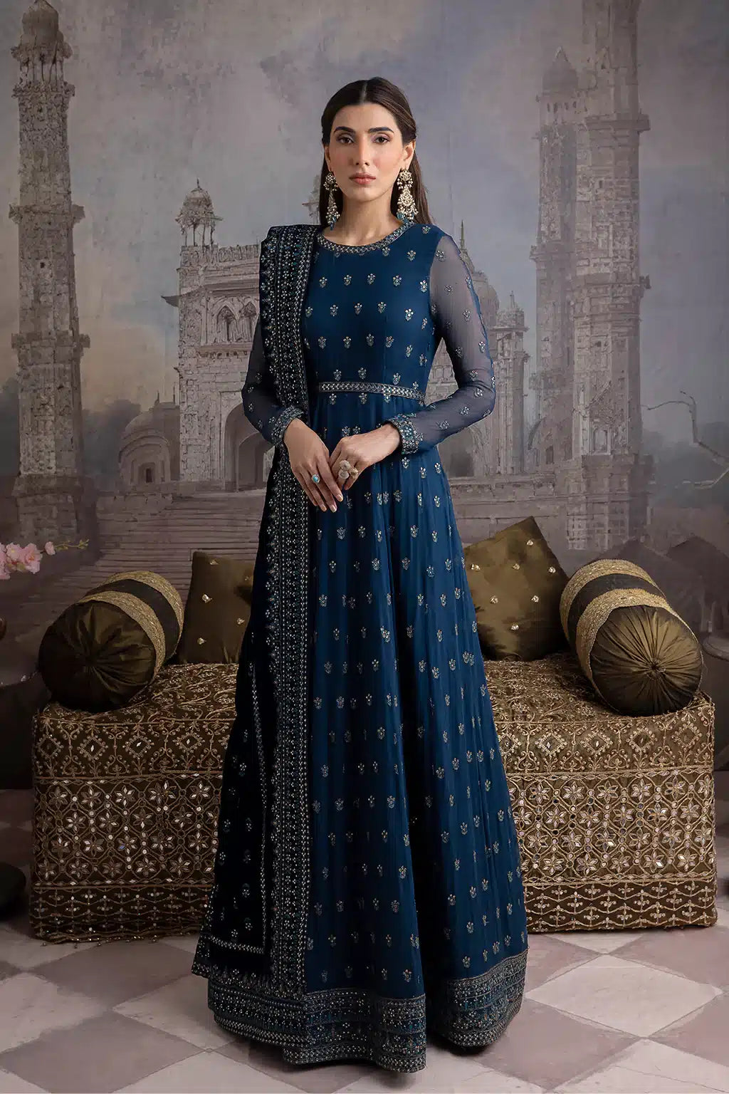 Iznik | Festive Velvet 23 | IV-25 RAQS - by - Libasekhas UK - Registered Vendor of : Iznik - 100% Original Designer Dresss