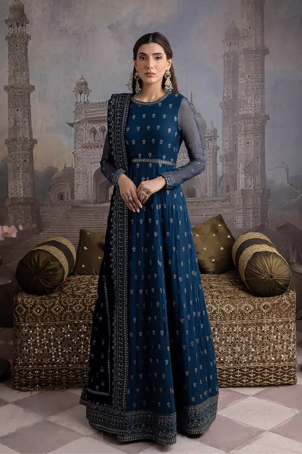Iznik | Festive Velvet 23 | IV-25 RAQS - by - Libasekhas UK - Registered Vendor of : Iznik - 100% Original Designer Dresss