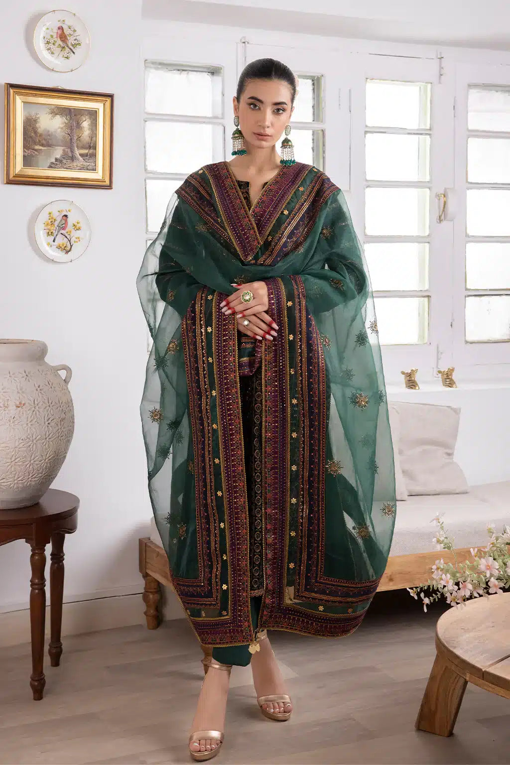 Iznik | Festive Velvet 23 | IV-22 HUSHAIMA - by - Libasekhas UK - Registered Vendor of : Iznik - 100% Original Designer Dresss