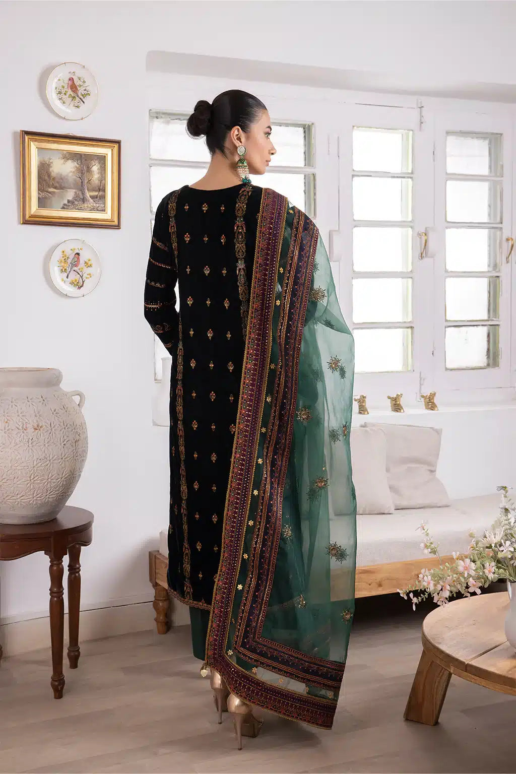 Iznik | Festive Velvet 23 | IV-22 HUSHAIMA - by - Libasekhas UK - Registered Vendor of : Iznik - 100% Original Designer Dresss
