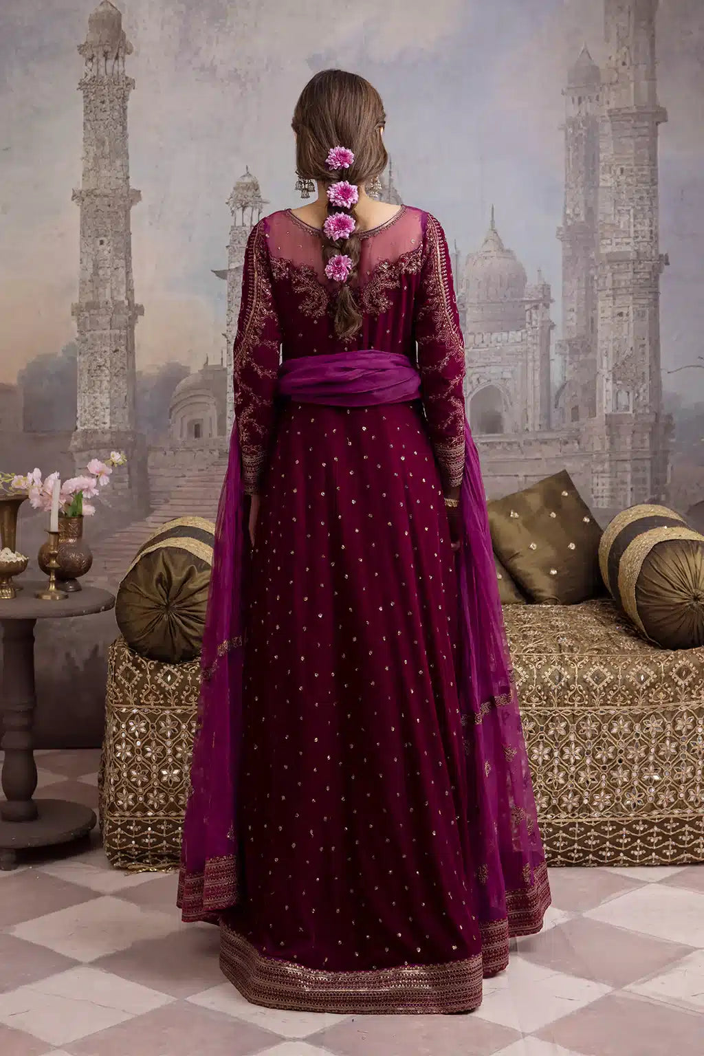 Iznik | Festive Velvet 23 | IV-24 RUMMANA - by - Libasekhas UK - Registered Vendor of : Iznik - 100% Original Designer Dresss