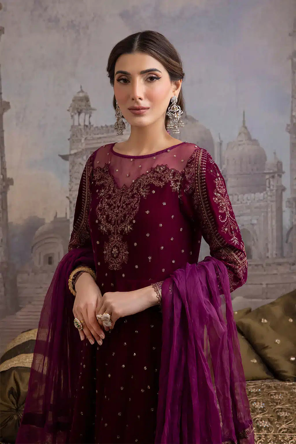 Iznik | Festive Velvet 23 | IV-24 RUMMANA - by - Libasekhas UK - Registered Vendor of : Iznik - 100% Original Designer Dresss
