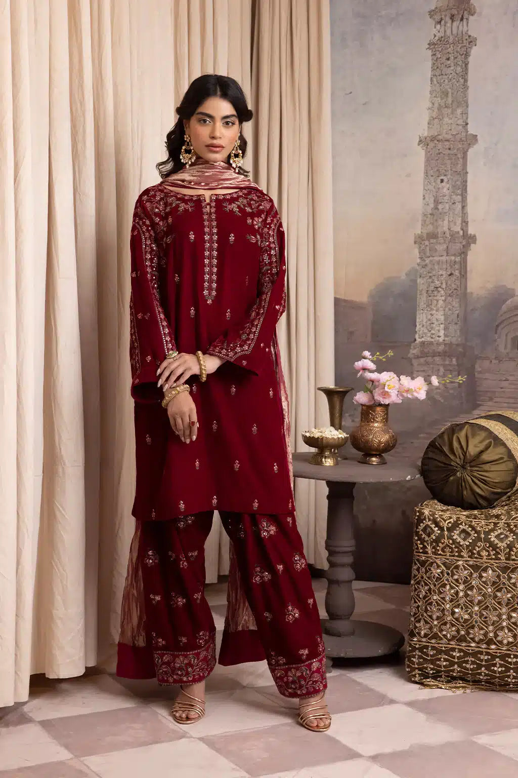 Iznik | Festive Velvet 23 | IV-27 HARF - by - Libasekhas UK - Registered Vendor of : Iznik - 100% Original Designer Dresss