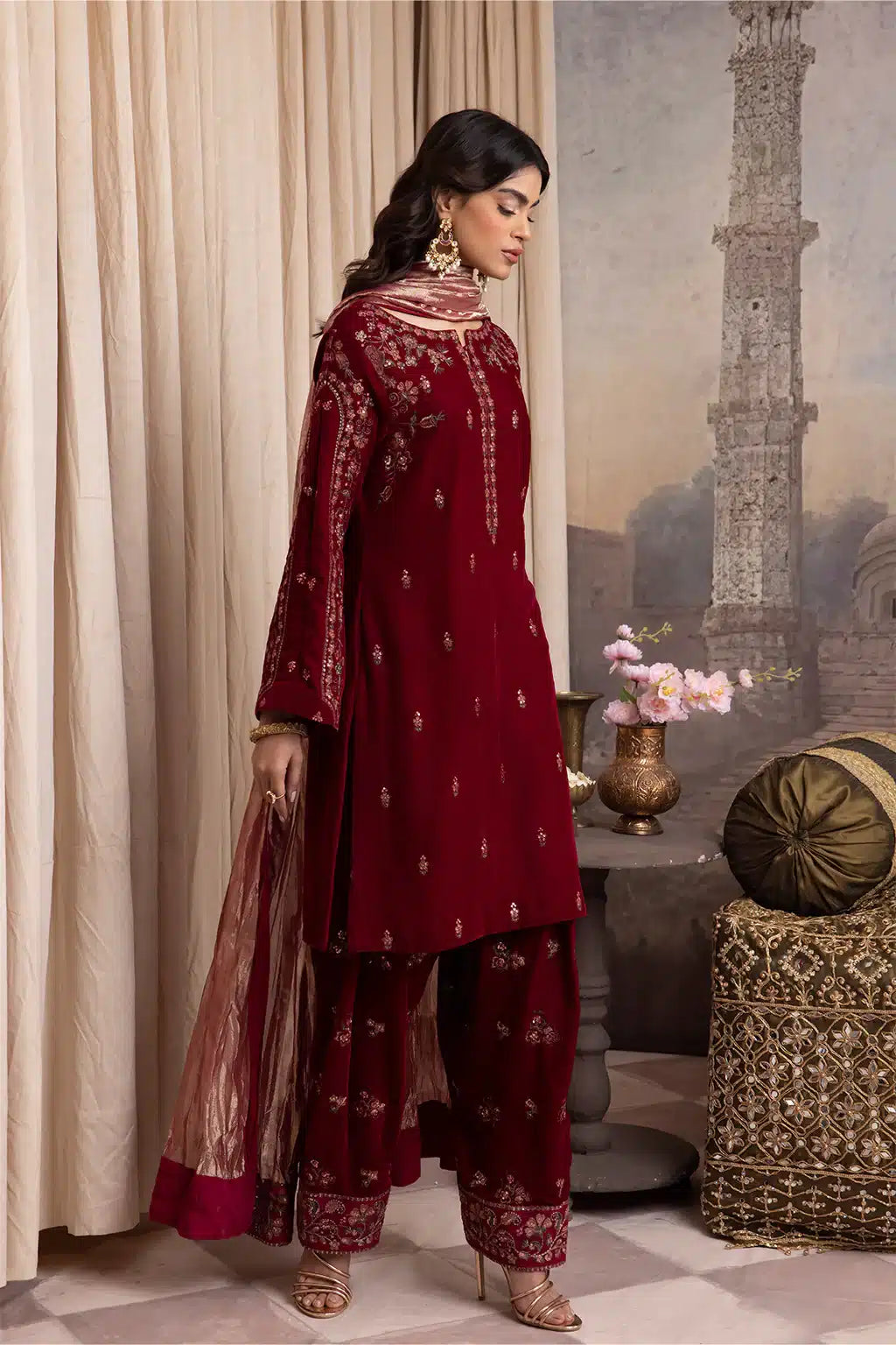 Iznik | Festive Velvet 23 | IV-27 HARF - by - Libasekhas UK - Registered Vendor of : Iznik - 100% Original Designer Dresss
