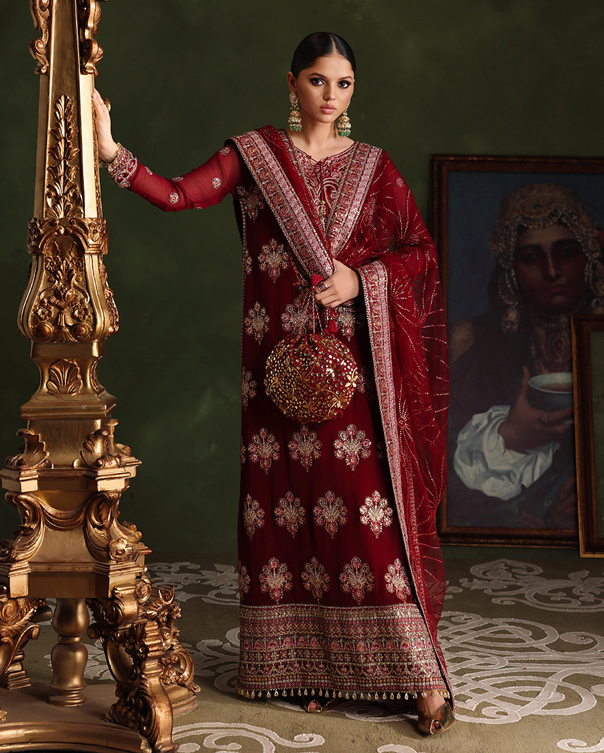 Roheenaz | Royale Eternel Chiffon Edit | Imperial Grace - by Libasekhas UK - Registered Vendor of : Roheenaz - 100% Original Designer Dress