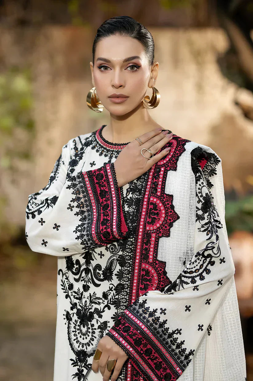 Imrozia Premium | Gulposh Luxury Lawn 24 | S.L 45 Karima - by - Libasekhas UK - Registered Vendor of : Imrozia Premium - 100% Original Designer Dresss