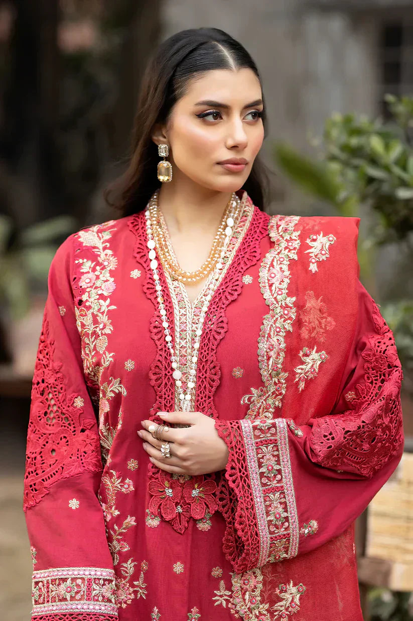 Imrozia Premium | Gulposh Luxury Lawn 24 | S.L 46 Amal - by - Libasekhas UK - Registered Vendor of : Imrozia Premium - 100% Original Designer Dresss