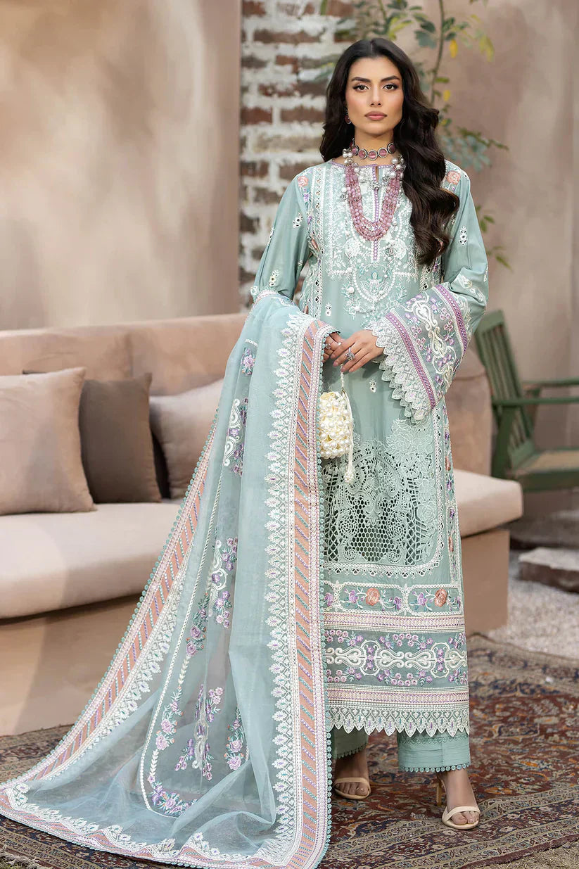Imrozia Premium | Gulposh Luxury Lawn 24 | S.L 49 Mirha - by - Libasekhas UK - Registered Vendor of : Imrozia Premium - 100% Original Designer Dresss