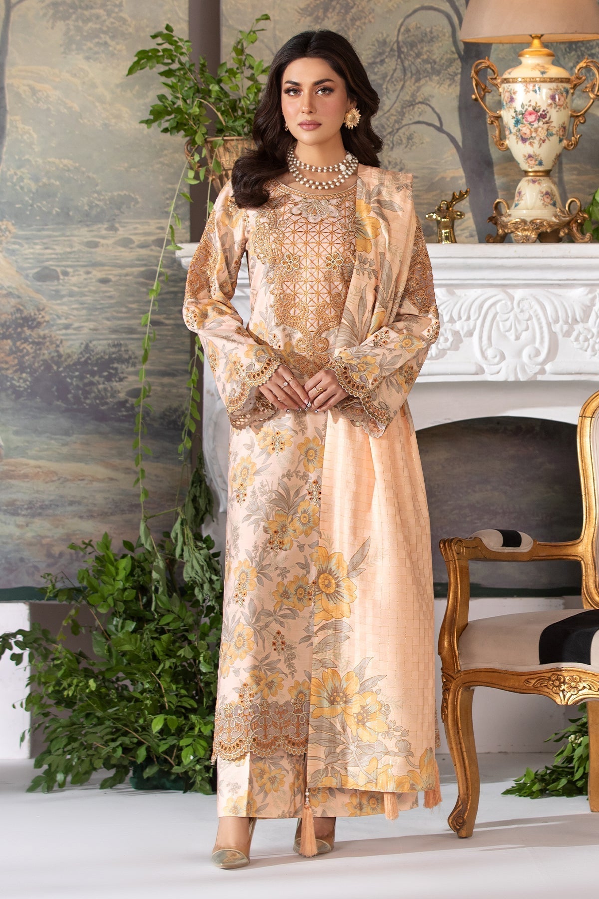 Imrozia Premium | Masakali Winter Pret | I.P-81 Jara - by - Libasekhas UK - Registered Vendor of : Imrozia Premium - 100% Original Designer Dresss
