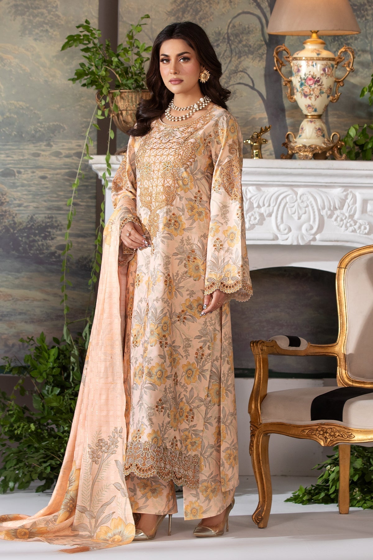 Imrozia Premium | Masakali Winter Pret | I.P-81 Jara - by - Libasekhas UK - Registered Vendor of : Imrozia Premium - 100% Original Designer Dresss