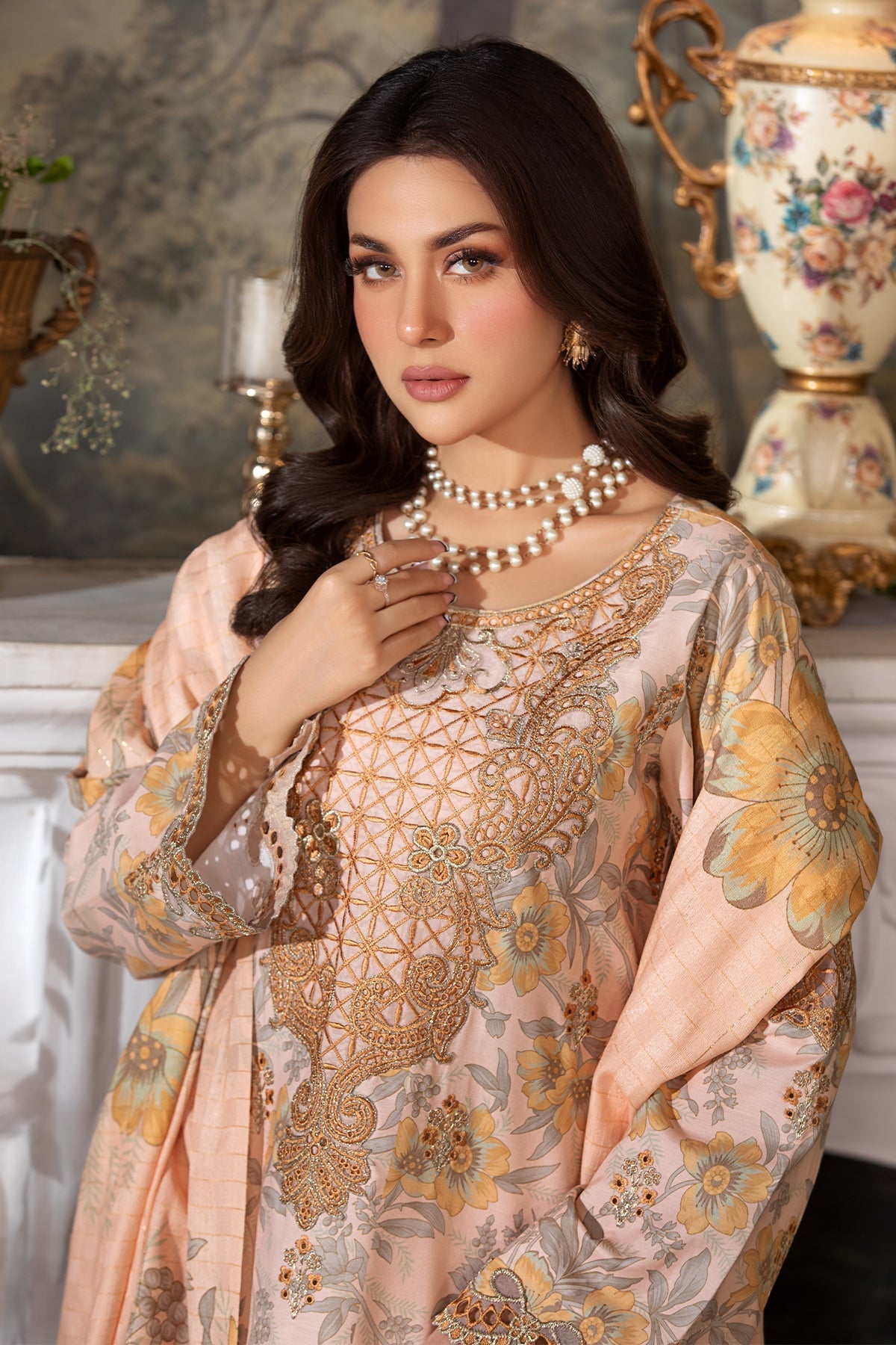 Imrozia Premium | Masakali Winter Pret | I.P-81 Jara - by - Libasekhas UK - Registered Vendor of : Imrozia Premium - 100% Original Designer Dresss