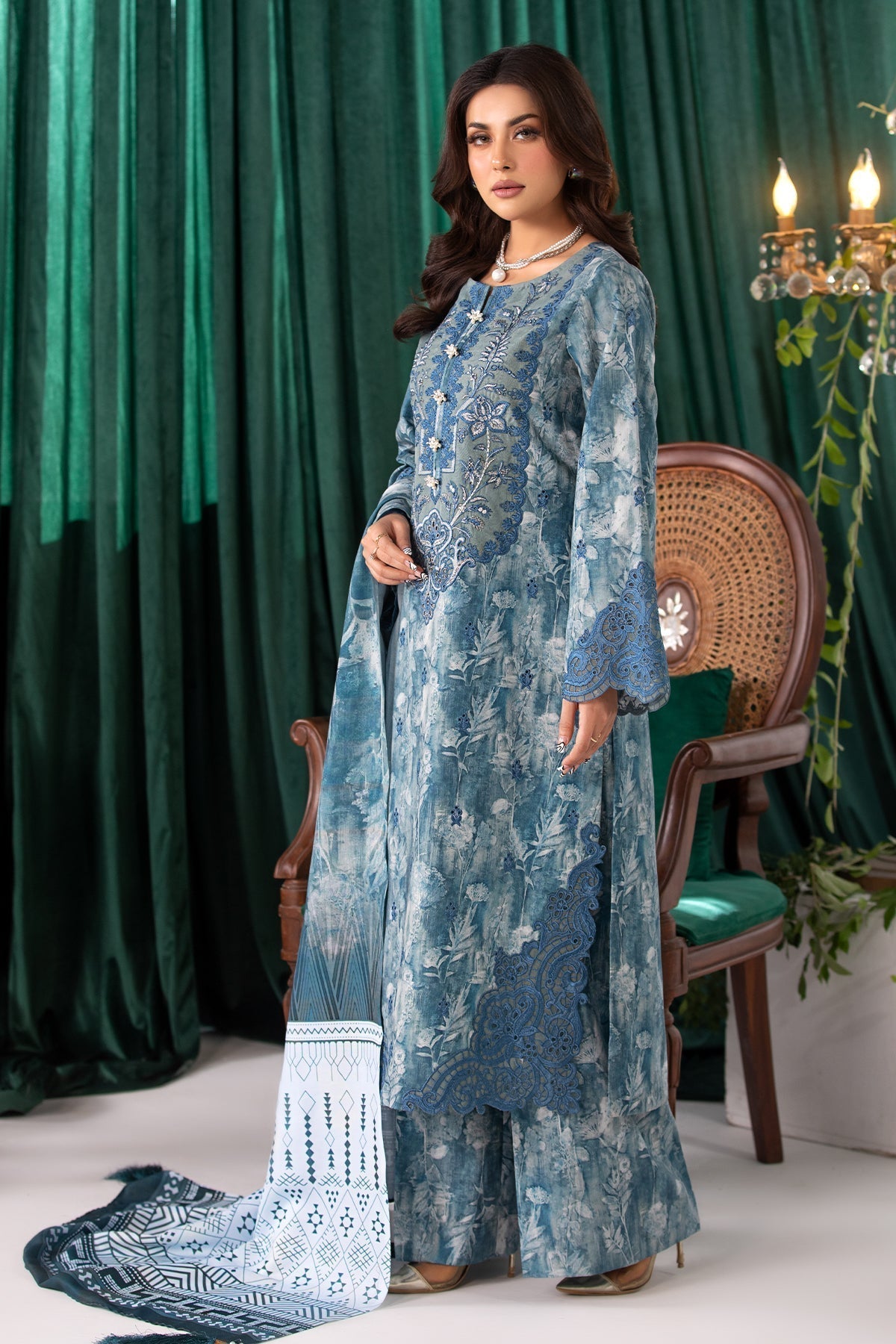Imrozia Premium | Masakali Winter Pret | I.P-82 Hala - by - Libasekhas UK - Registered Vendor of : Imrozia Premium - 100% Original Designer Dresss