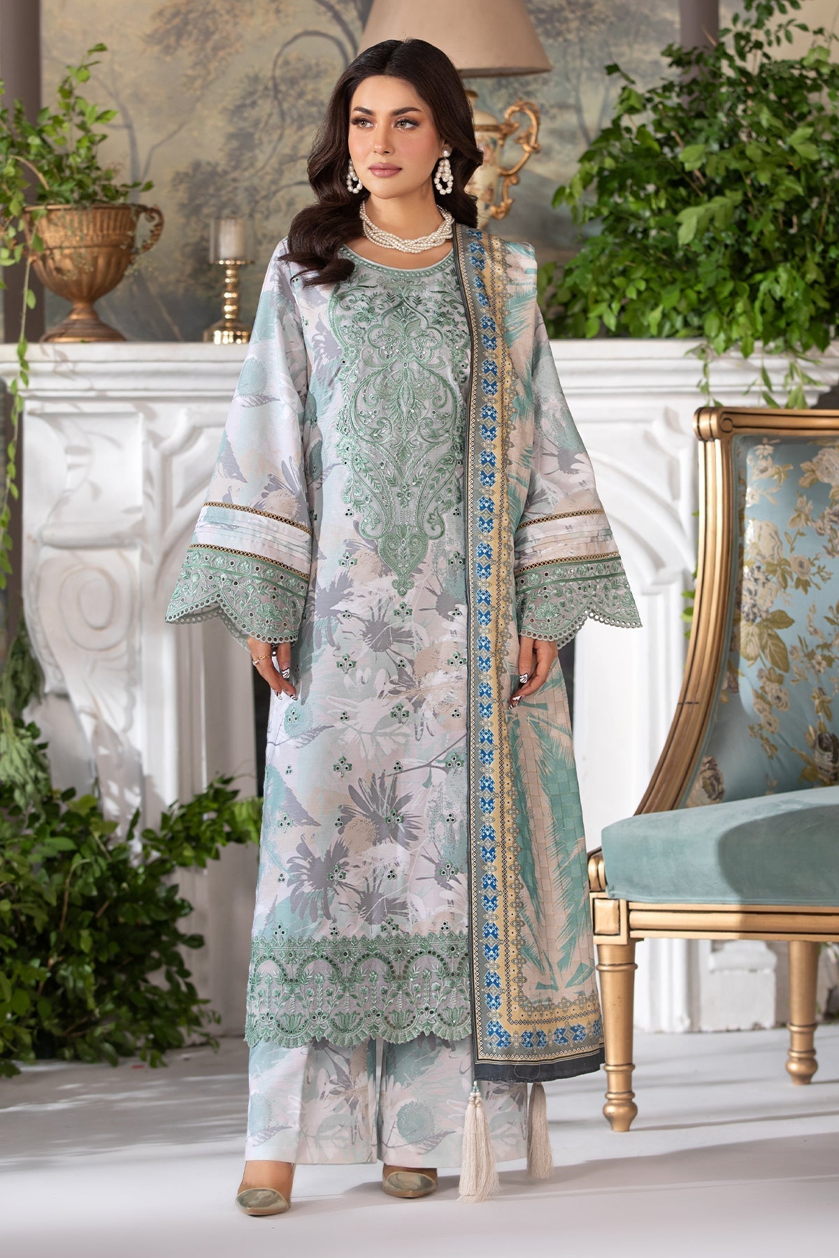 Imrozia Premium | Masakali Winter Pret | I.P-83 Mahnoor - by - Libasekhas UK - Registered Vendor of : Imrozia Premium - 100% Original Designer Dresss