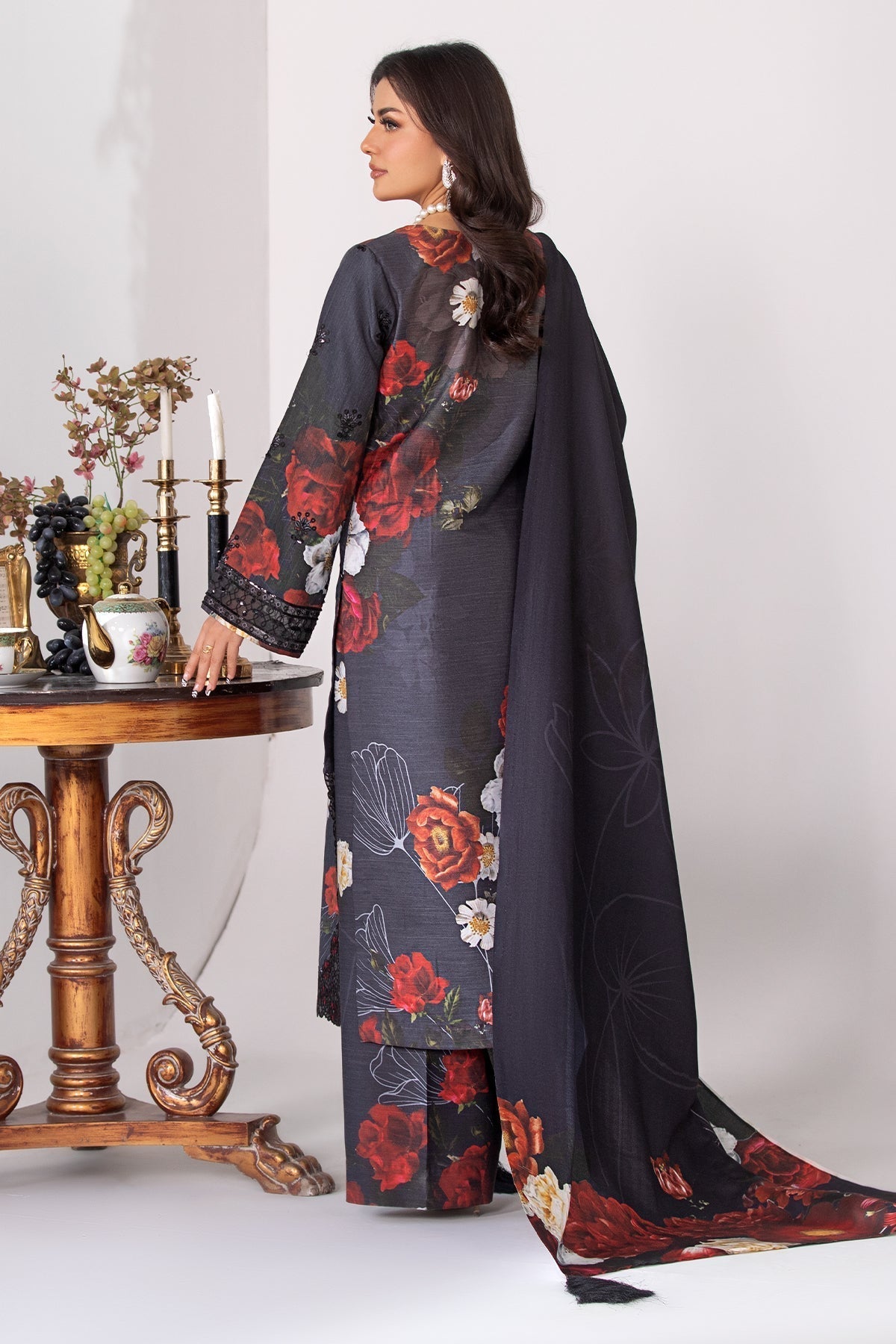 Imrozia Premium | Masakali Winter Pret | I.P-84 Kajal - by - Libasekhas UK - Registered Vendor of : Imrozia Premium - 100% Original Designer Dresss