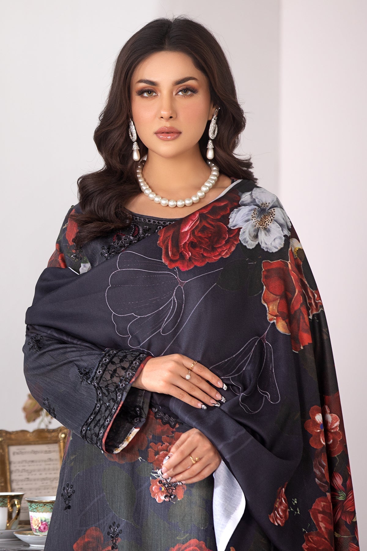 Imrozia Premium | Masakali Winter Pret | I.P-84 Kajal - by - Libasekhas UK - Registered Vendor of : Imrozia Premium - 100% Original Designer Dresss