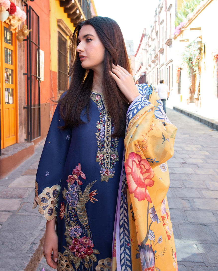Mushq | Odyssey Lawn 26 | Ines - by Libasekhas UK - Registered Vendor of : Mushq - 100% Original Designer Dress