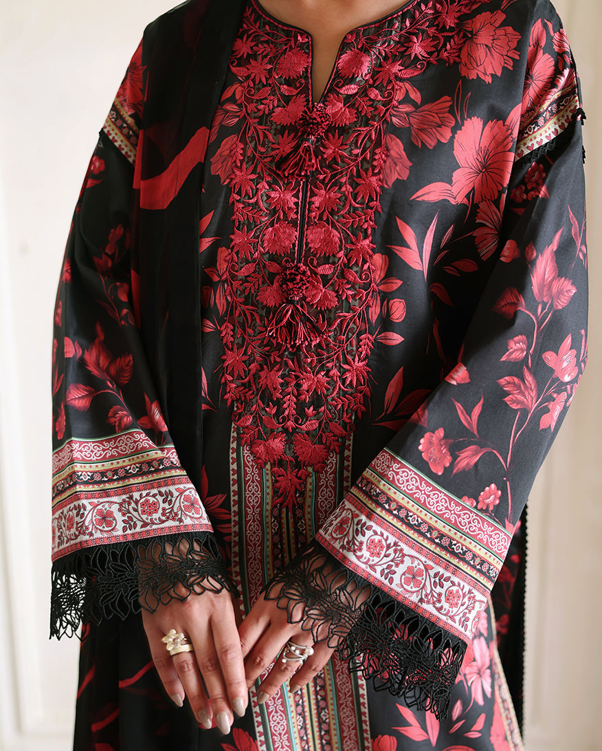 Roheenaz | Eclat Garden Printed Lawn | Iris Garden - by Libasekhas UK - Registered Vendor of : Roheenaz - 100% Original Designer Dress