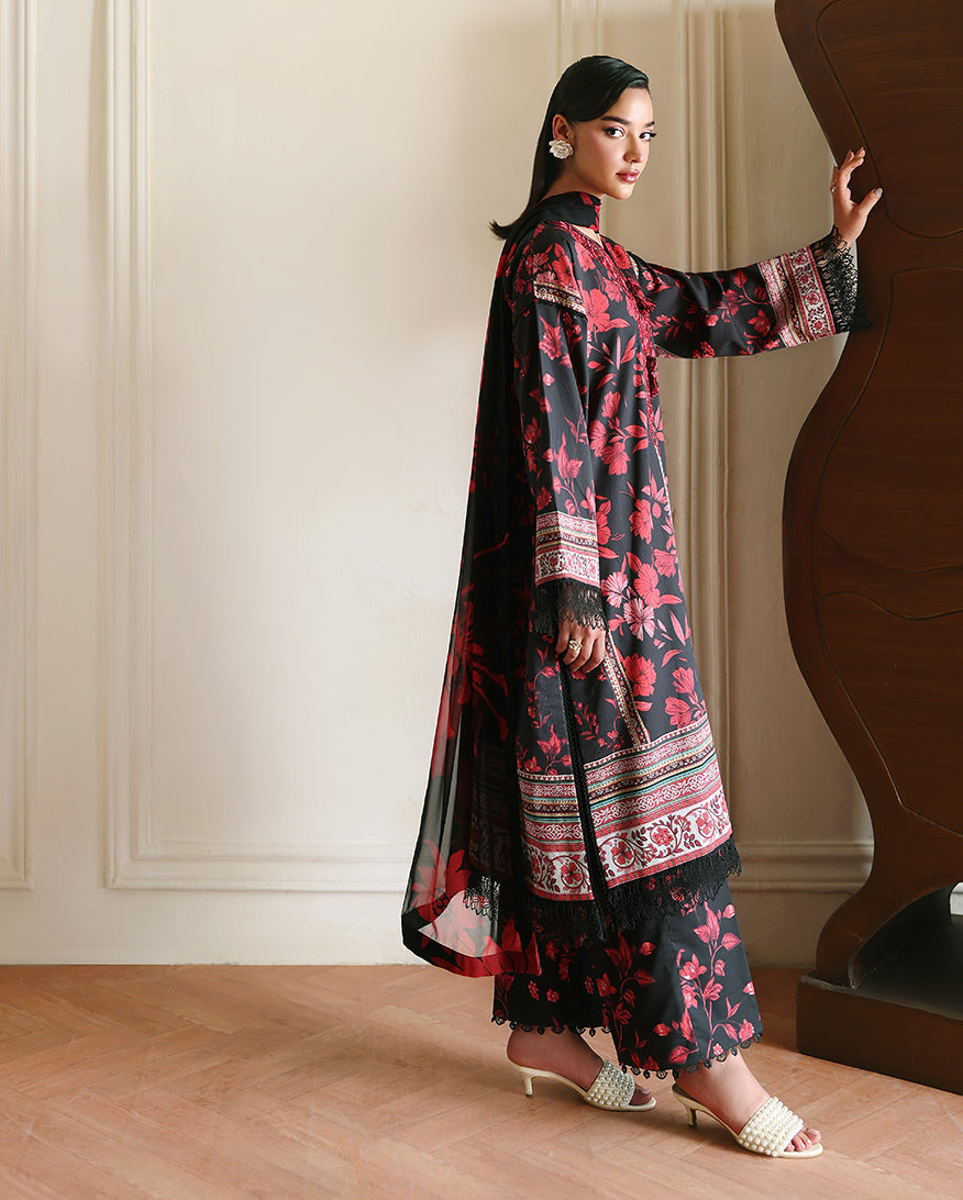 Roheenaz | Eclat Garden Printed Lawn | Iris Garden - by Libasekhas UK - Registered Vendor of : Roheenaz - 100% Original Designer Dress