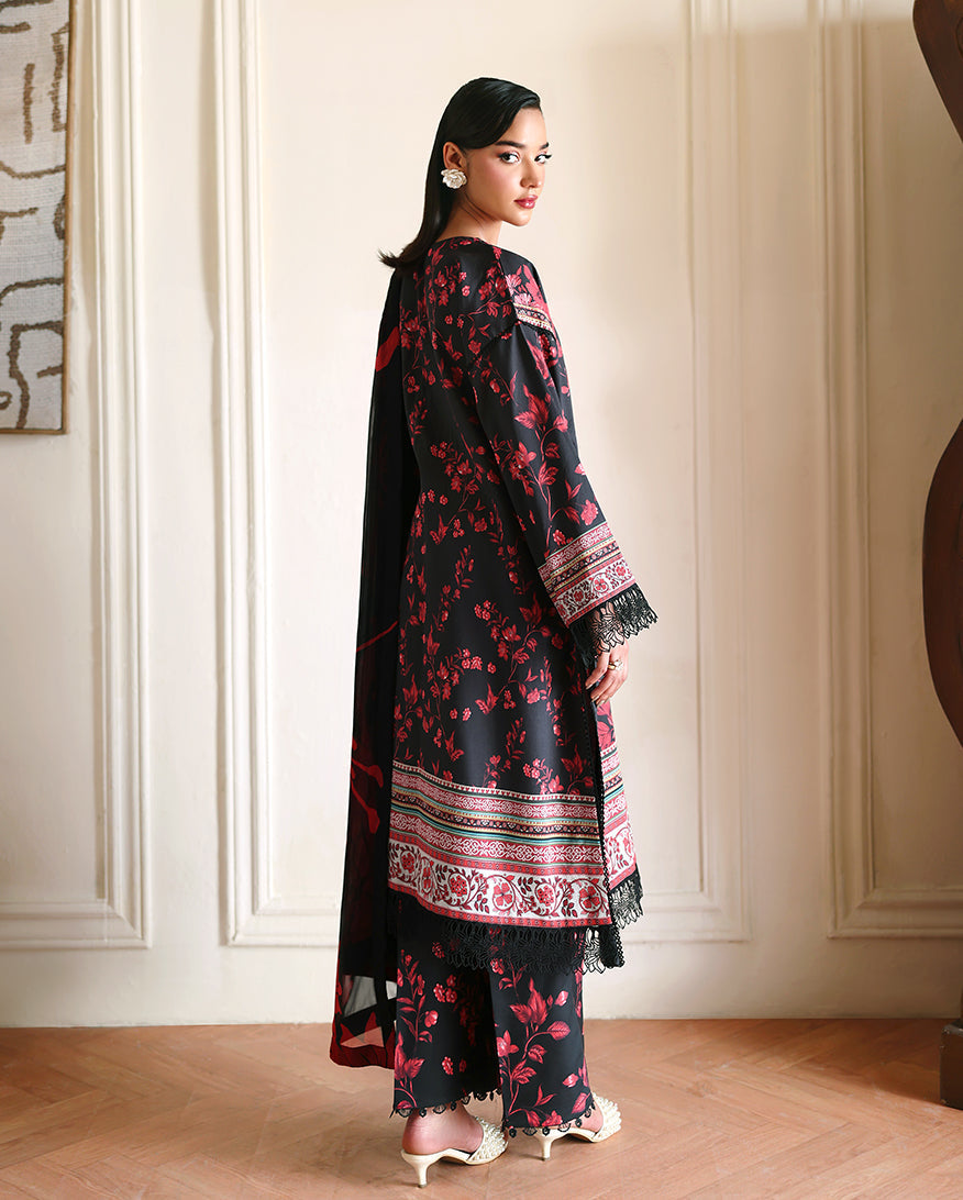 Roheenaz | Eclat Garden Printed Lawn | Iris Garden - by Libasekhas UK - Registered Vendor of : Roheenaz - 100% Original Designer Dress