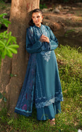 Asifa and Nabeel | Eden Cambric 25 | Iris Cloud ECU25-05 - by Libasekhas UK - Registered Vendor of : Asifa and Nabeel - 100% Original Designer Dress