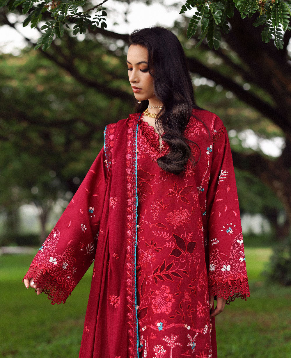 Republic Womenswear | Lilas Lawn 26 | Isara - by Libasekhas - Registered Vendor of : Republic Womenswear - 100% Original Designer Dress