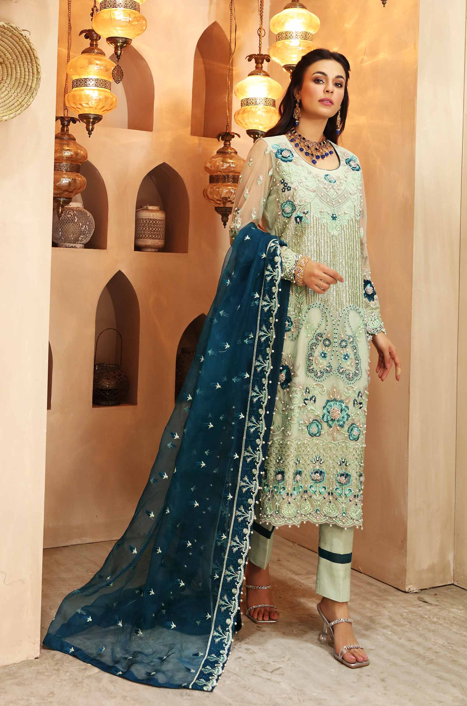 Waqas Shah | Ishq Naama | SAAVAN - by - Libasekhas UK - Registered Vendor of : Waqas Shah - 100% Original Designer Dresss