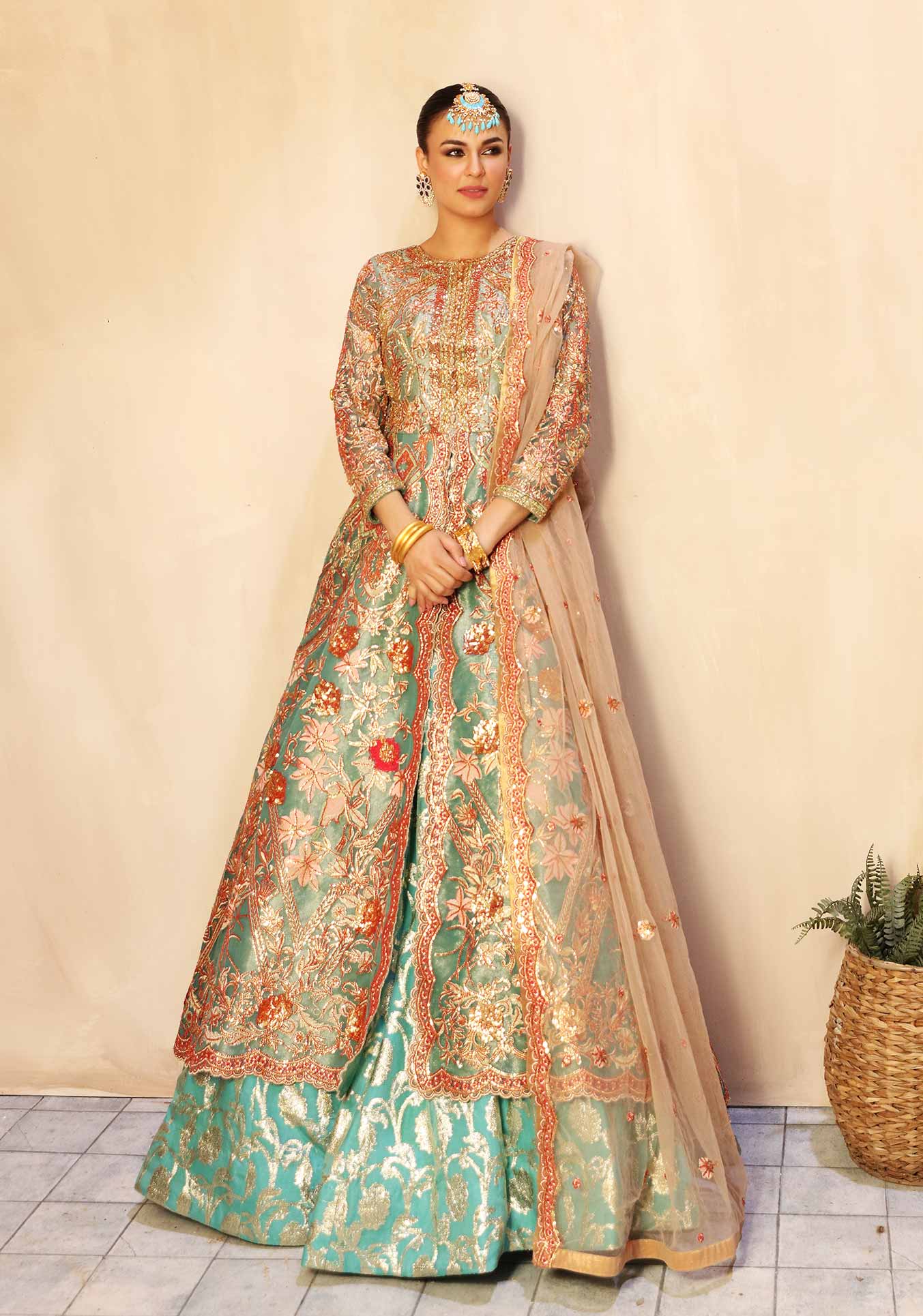 Waqas Shah | Ishq Naama | MARIGOLD - by - Libasekhas UK - Registered Vendor of : Waqas Shah - 100% Original Designer Dresss