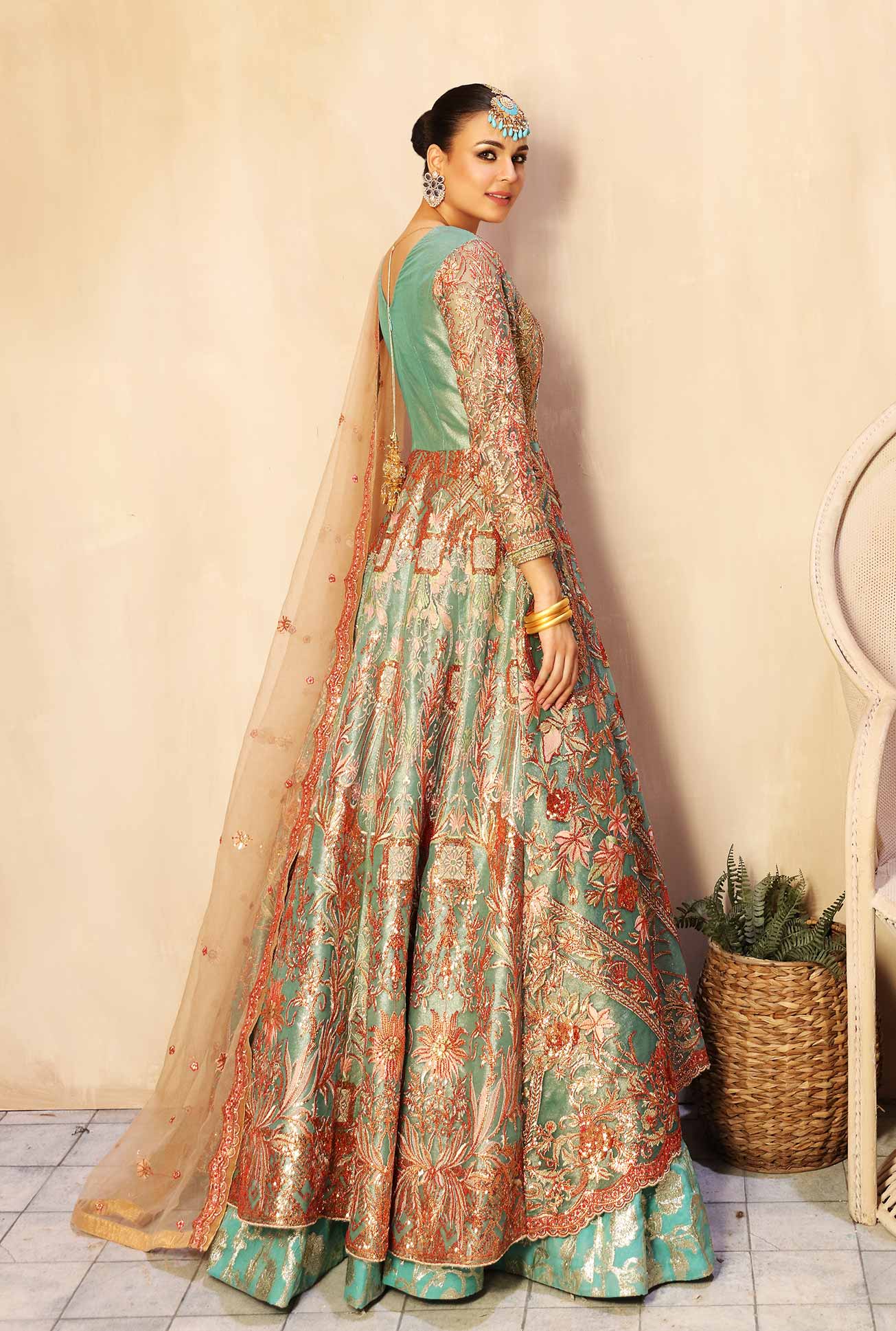 Waqas Shah | Ishq Naama | MARIGOLD - by - Libasekhas UK - Registered Vendor of : Waqas Shah - 100% Original Designer Dresss