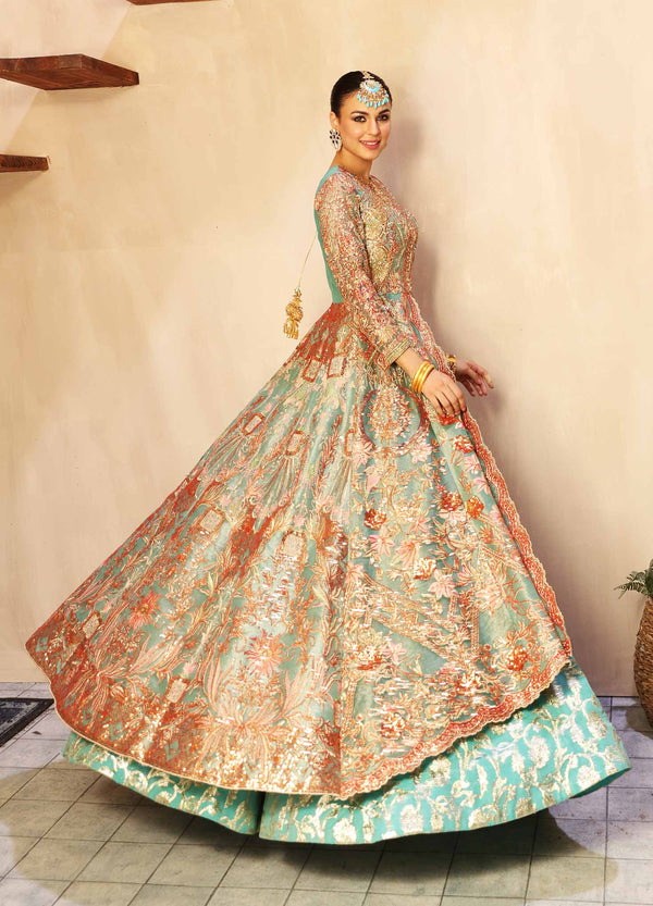 Waqas Shah | Ishq Naama | MARIGOLD - by - Libasekhas UK - Registered Vendor of : Waqas Shah - 100% Original Designer Dresss