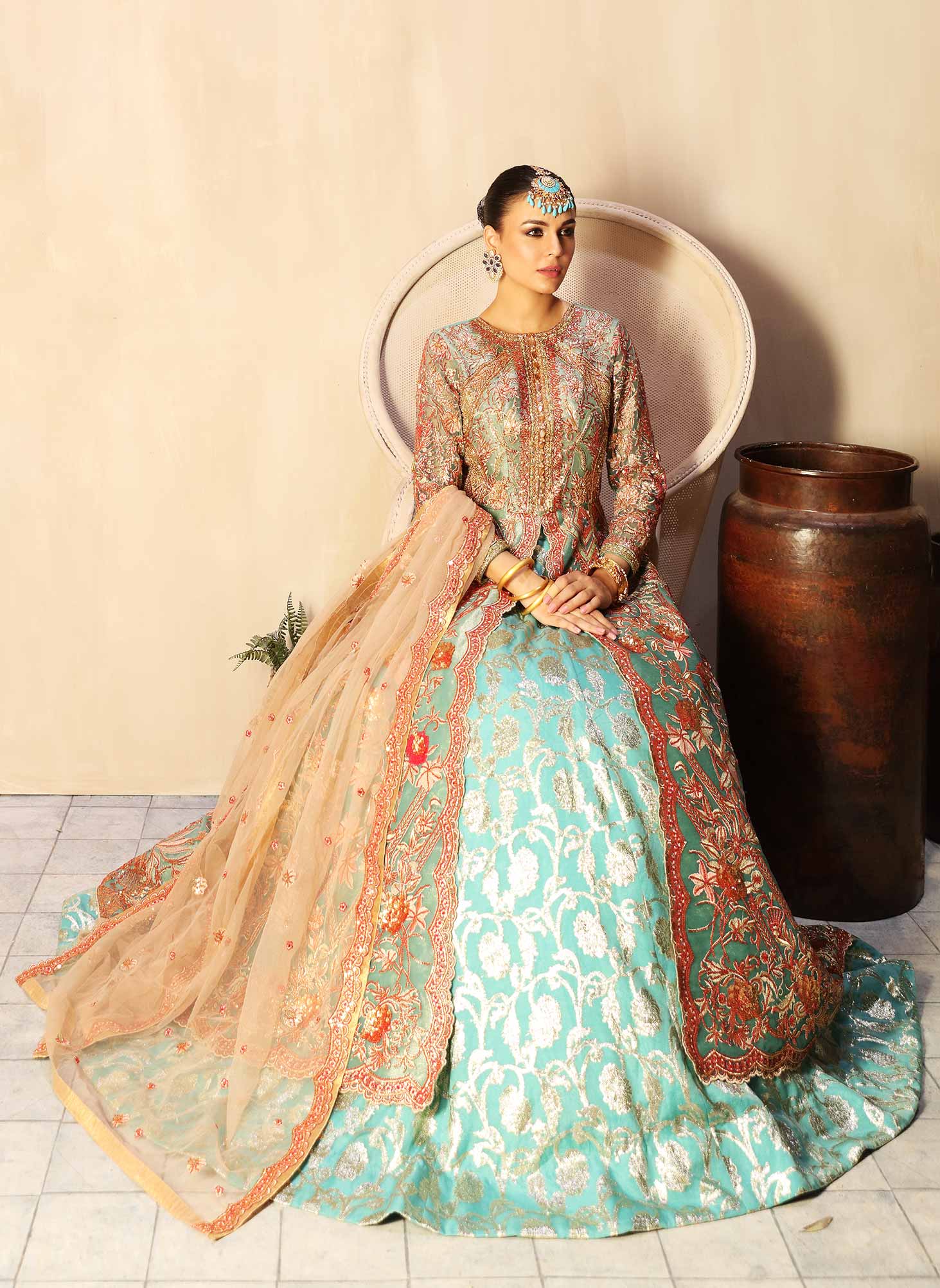 Waqas Shah | Ishq Naama | MARIGOLD - by - Libasekhas UK - Registered Vendor of : Waqas Shah - 100% Original Designer Dresss