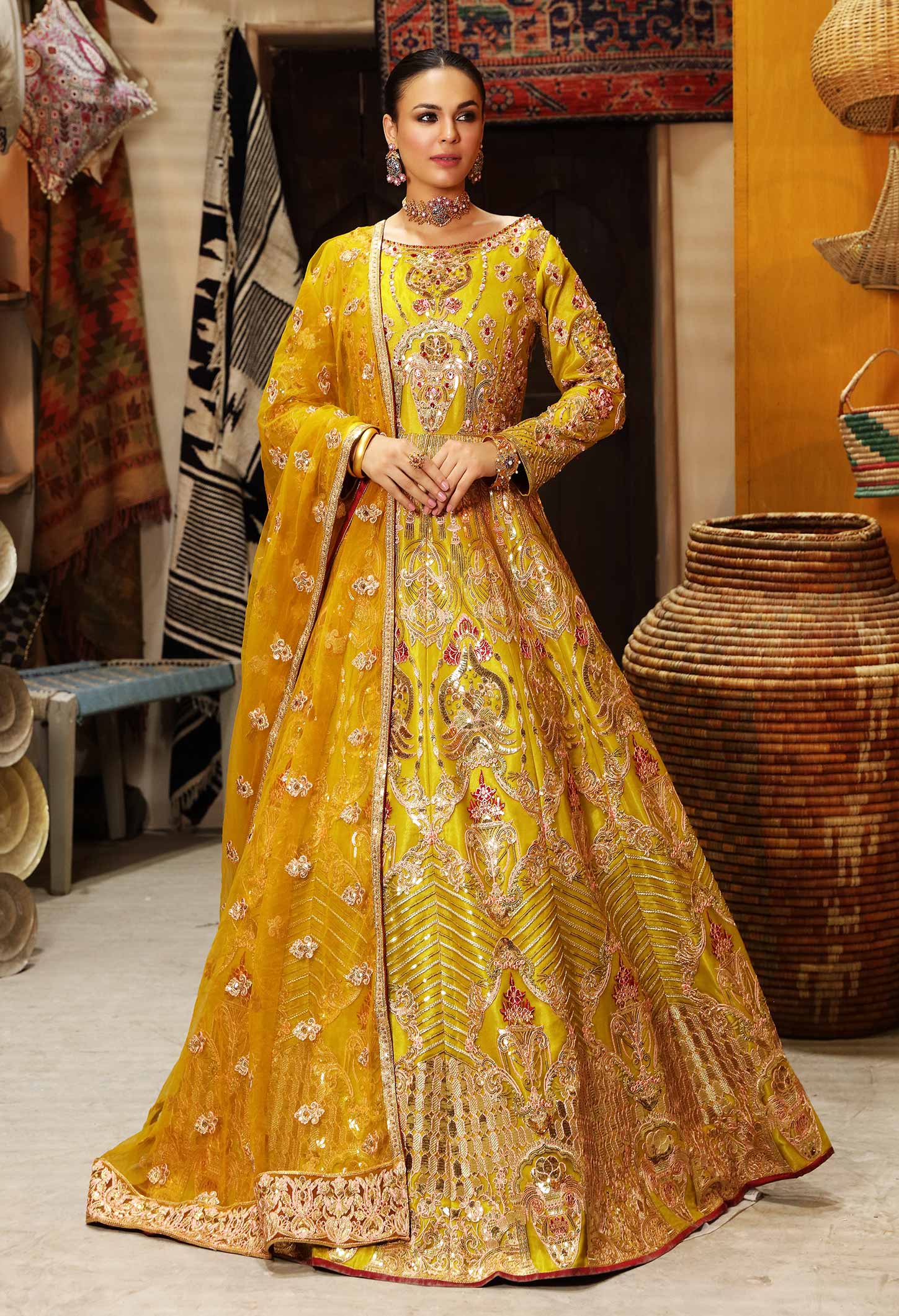 Waqas Shah | Ishq Naama | SUNSHINE - by - Libasekhas UK - Registered Vendor of : Waqas Shah - 100% Original Designer Dresss