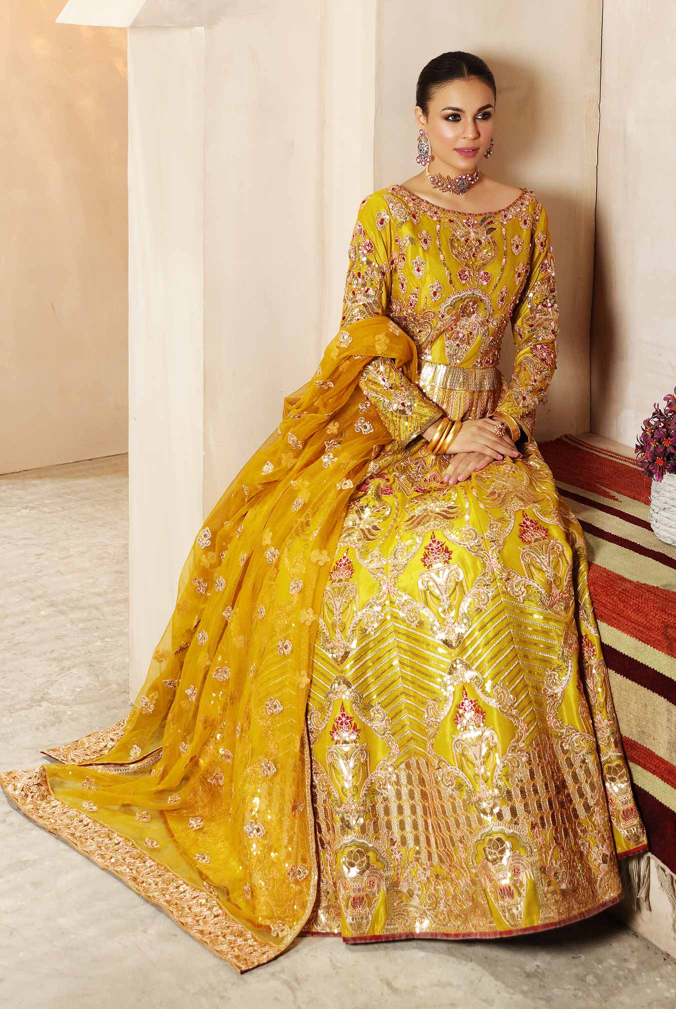 Waqas Shah | Ishq Naama | SUNSHINE - by - Libasekhas UK - Registered Vendor of : Waqas Shah - 100% Original Designer Dresss