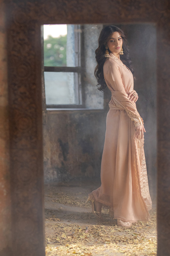 Azure | Ensembles Embroidered Formals | Ivory Whisper - by - Libasekhas UK - Registered Vendor of : Azure - 100% Original Designer Dresss