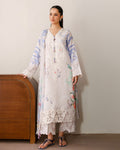 Roheenaz | Sunlit Tales Printed Embroidered Edit | Ivory Gleam - by Libasekhas - Registered Vendor of : Roheenaz - 100% Original Designer Dress